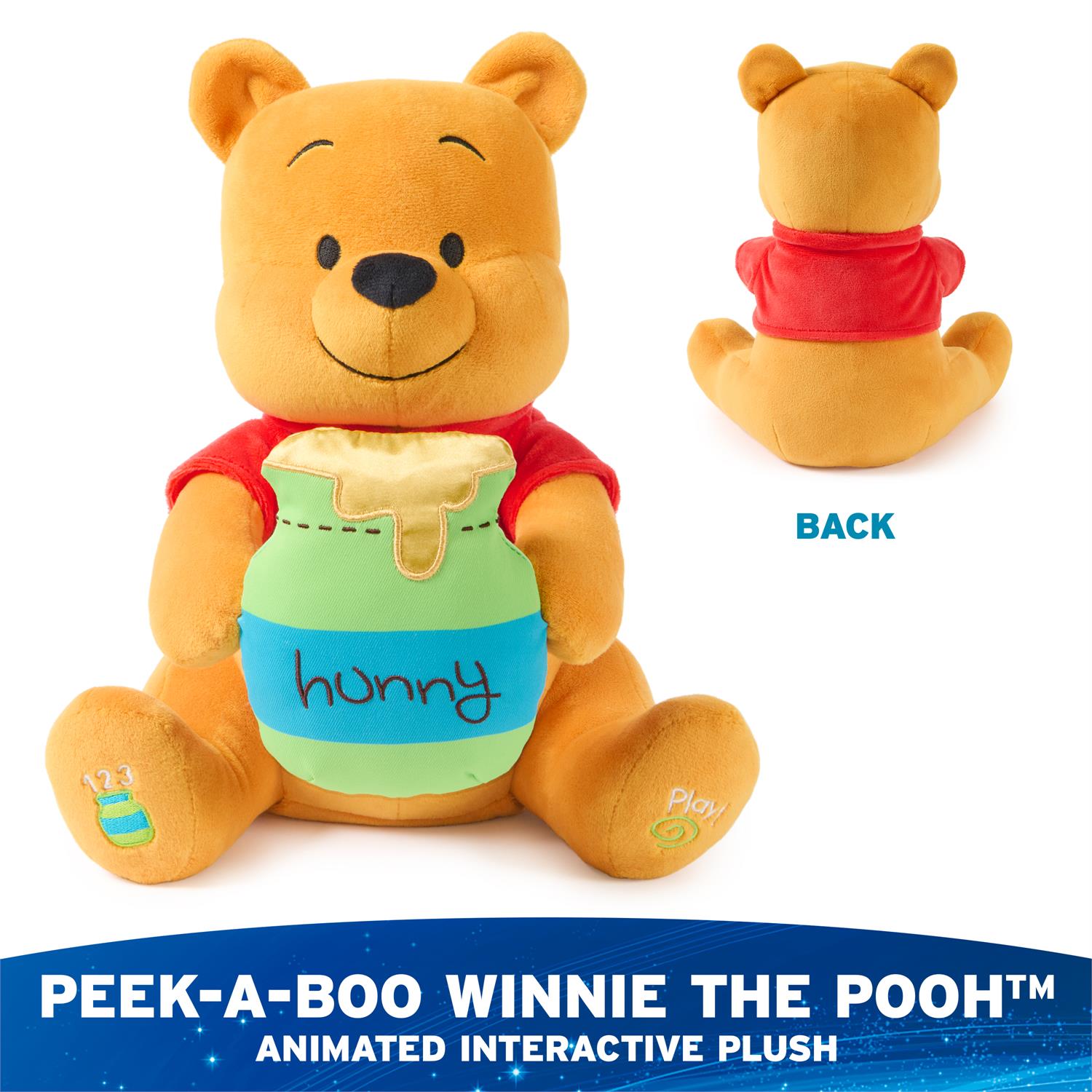 Peek-a-Boo Winnie the Pooh Animated Plush