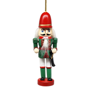 Wood Nutcracker Ornament - Major