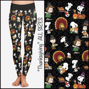 Thanksgiving Full Length Leggings by SidePony Boutique