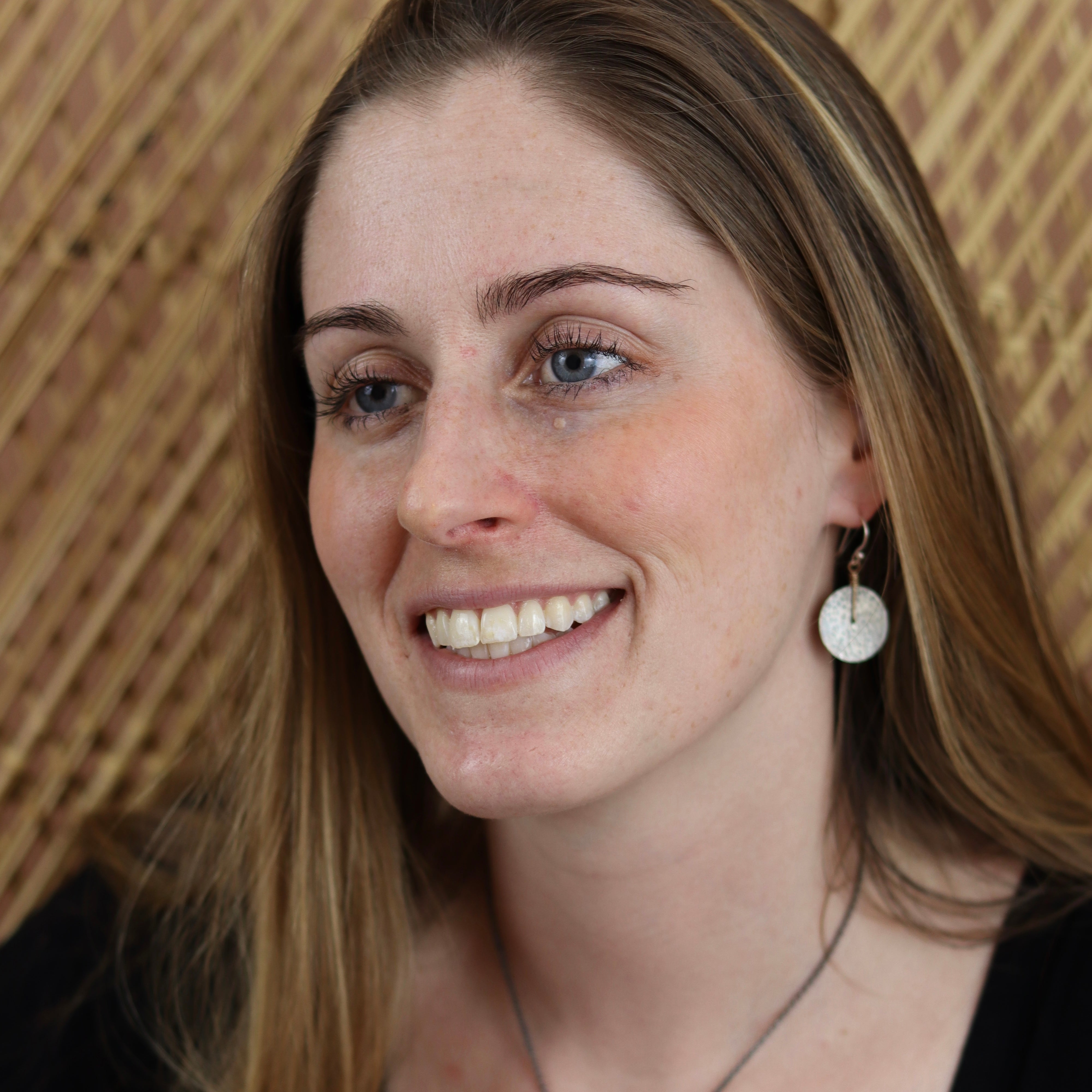 Silver Disc Earrings by jenkahnjewelry