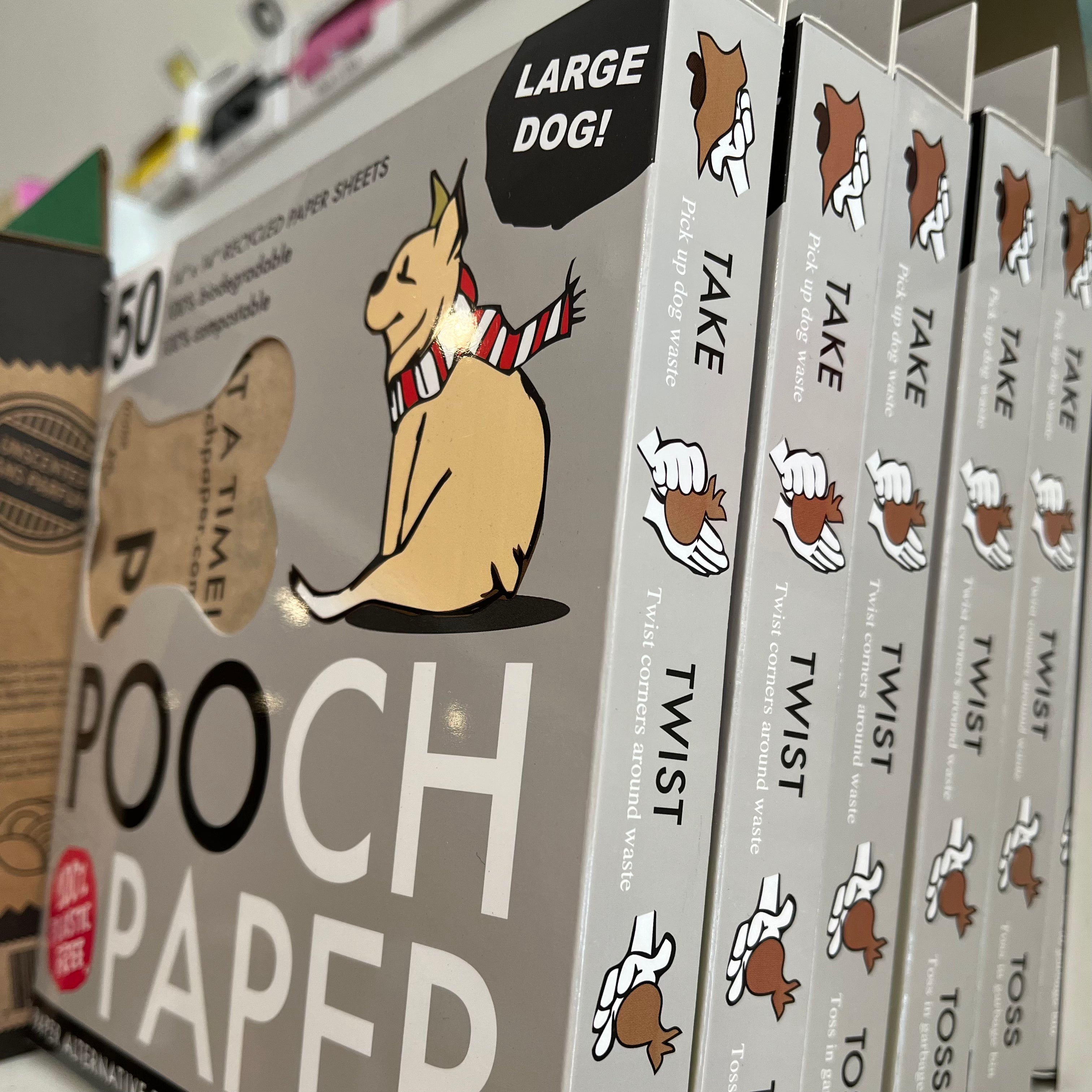 Pooch Paper Poop Pickup Alternative