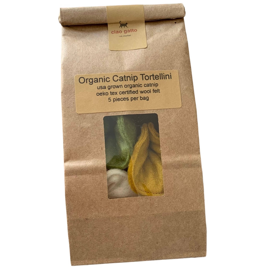 Ciao Gatto Wool Felt Catnip Tortellini