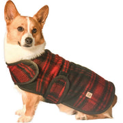 Chilly Dog Sweaters Red Plaid Coat