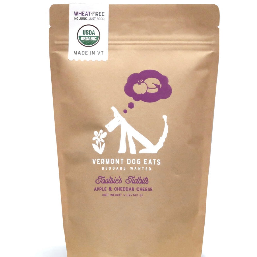 Vermont Dog Eats Tootsie's Tidbits