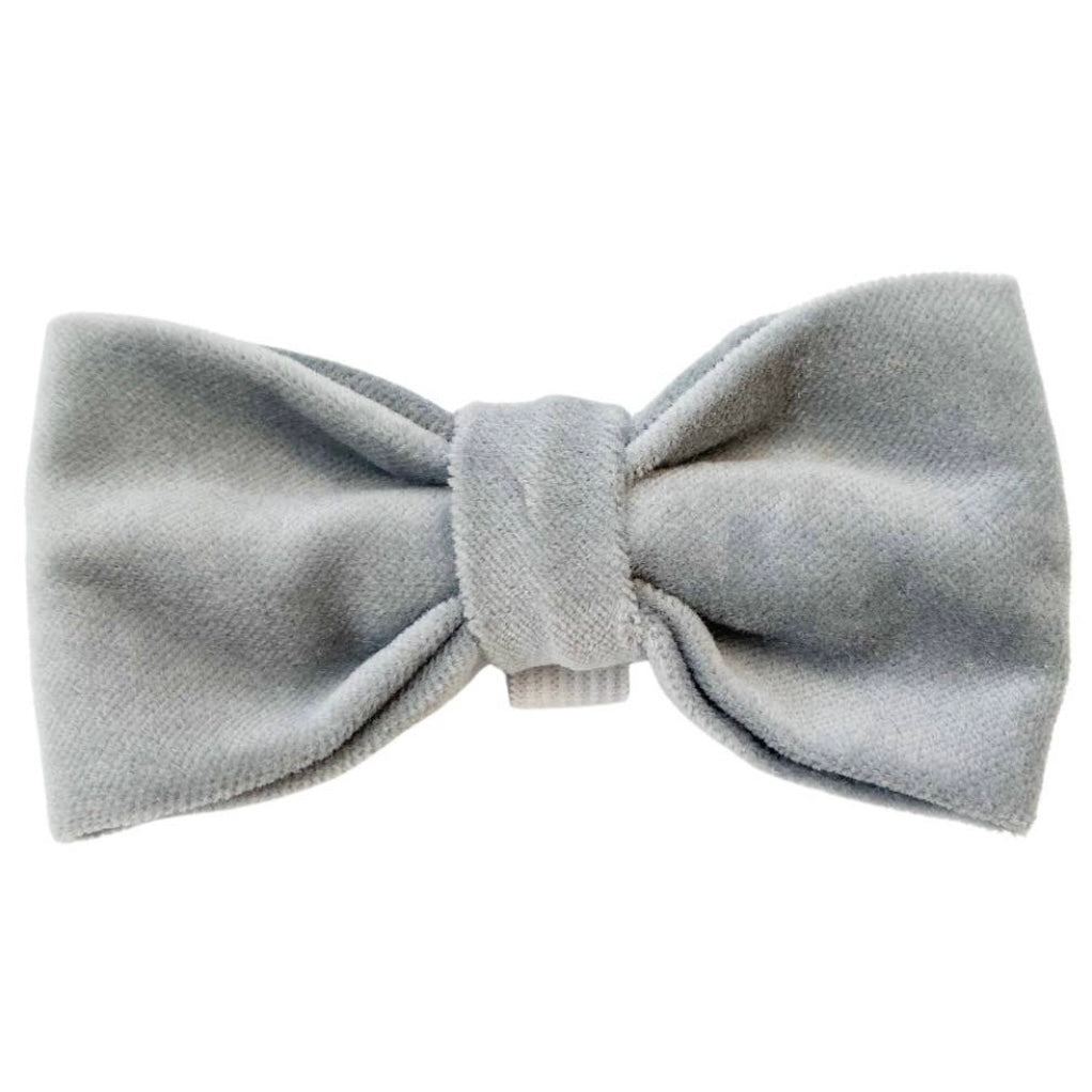 Mimi Green Velveteen Bow Tie