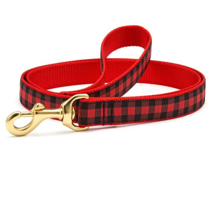 Up Country 6' Buffalo Check Leash