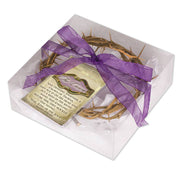 Gift Boxed Crown of Thorns With Scripture