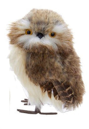 Brown Owl Ornament - Look Left