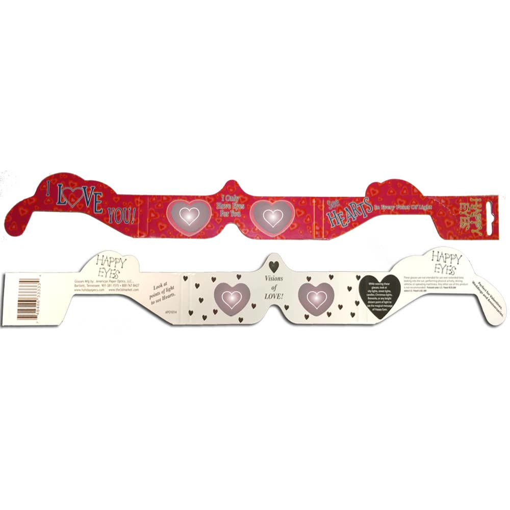 3D Glasses - Hearts