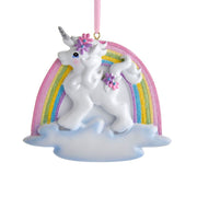 Unicorn Rainbow Ornament