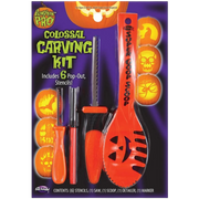 Colossal Pumpkin Carving Kit - Orange