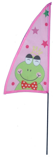 Mission Gallery Polyester 19 Inch Spring Banner Flag - Frog