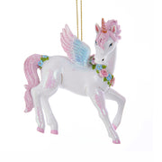 Glittered Unicorn Ornament