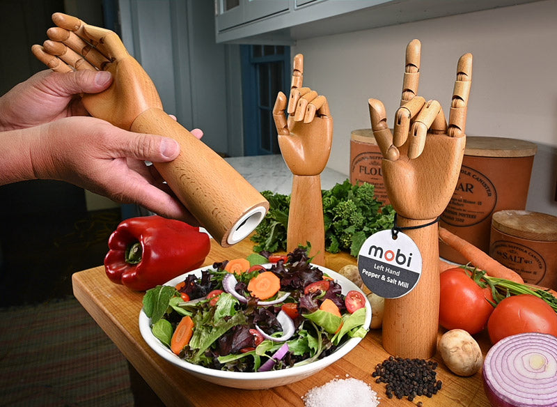 Handy - Left Hand Salt or Pepper Mill (Sold Individually) by Homeportonline