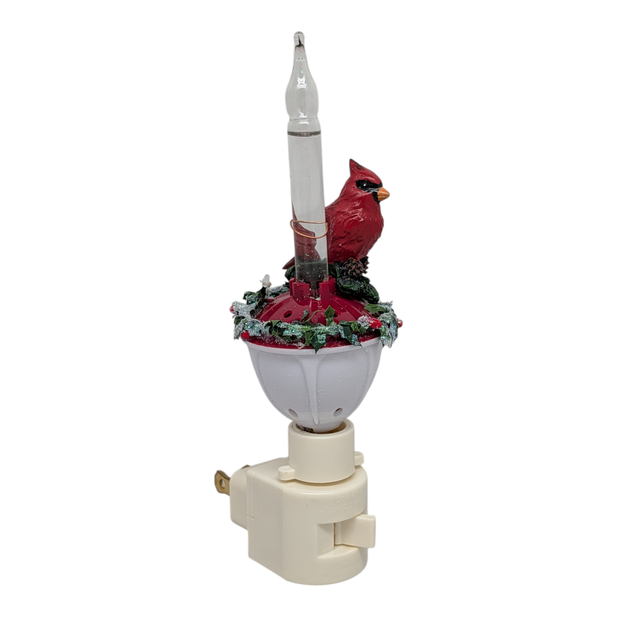 Cardinal Bubble Light Night Light