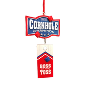 Cornhole Champion Ornament