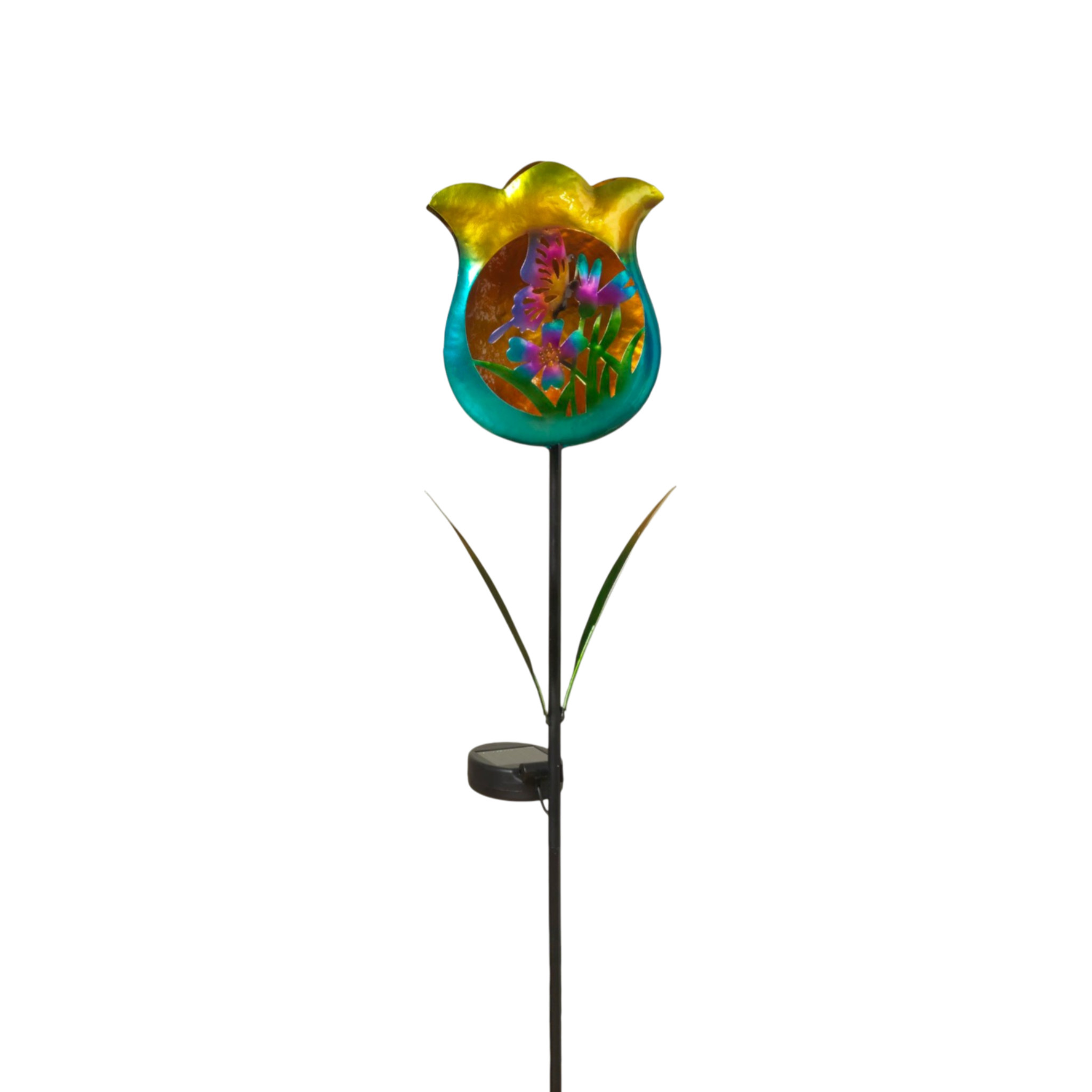 Solar-Powered Tulip Garden Stake -