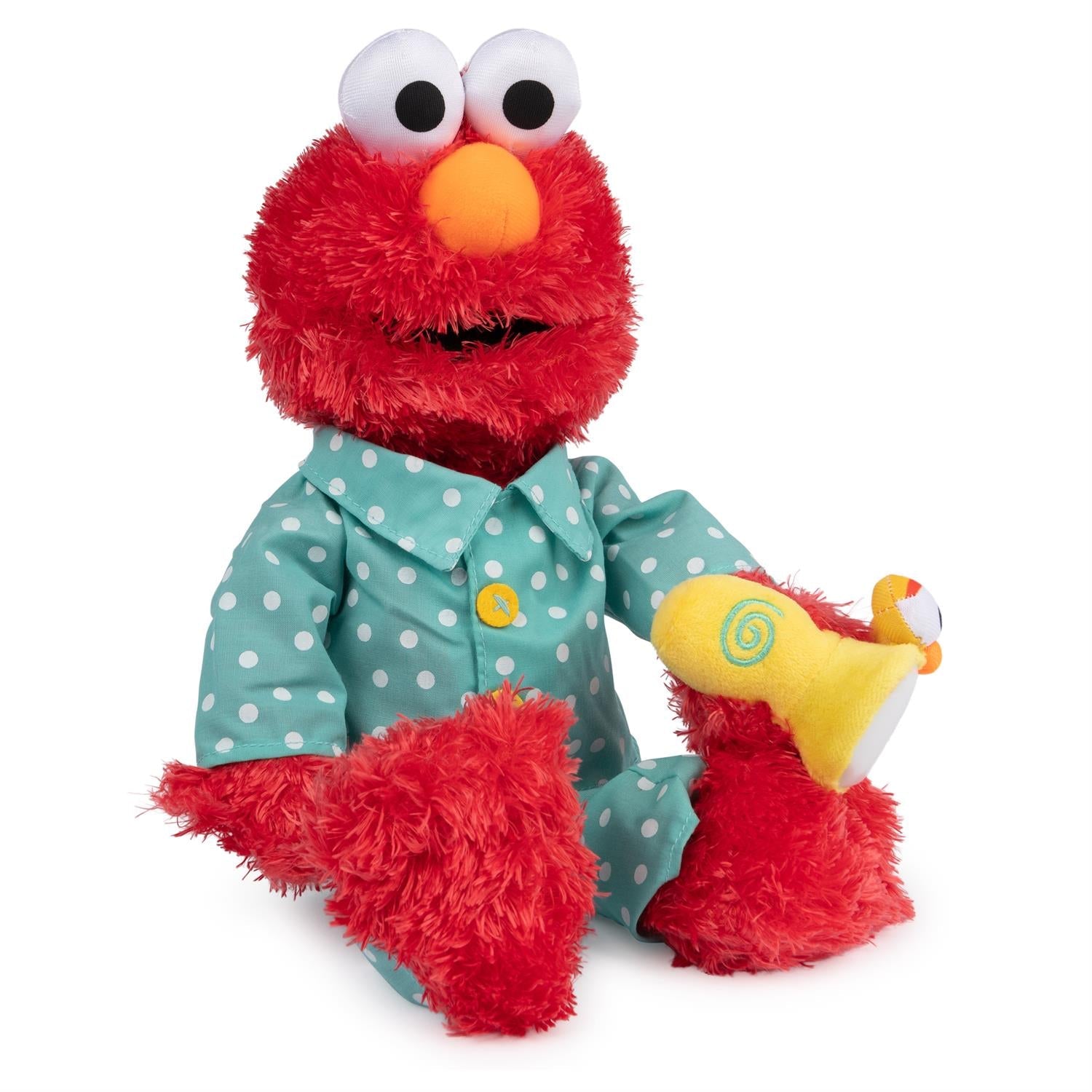 Bedtime Elmo With Glow In The Dark Pajamas And LED Flashlight
