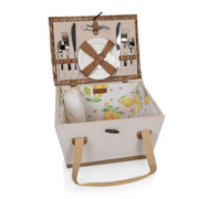 Lemongrove Picnic Basket for 2 - Bees & Lemons by Homeportonline