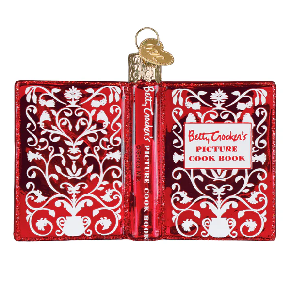 Betty Crocker Cookbook Ornament
