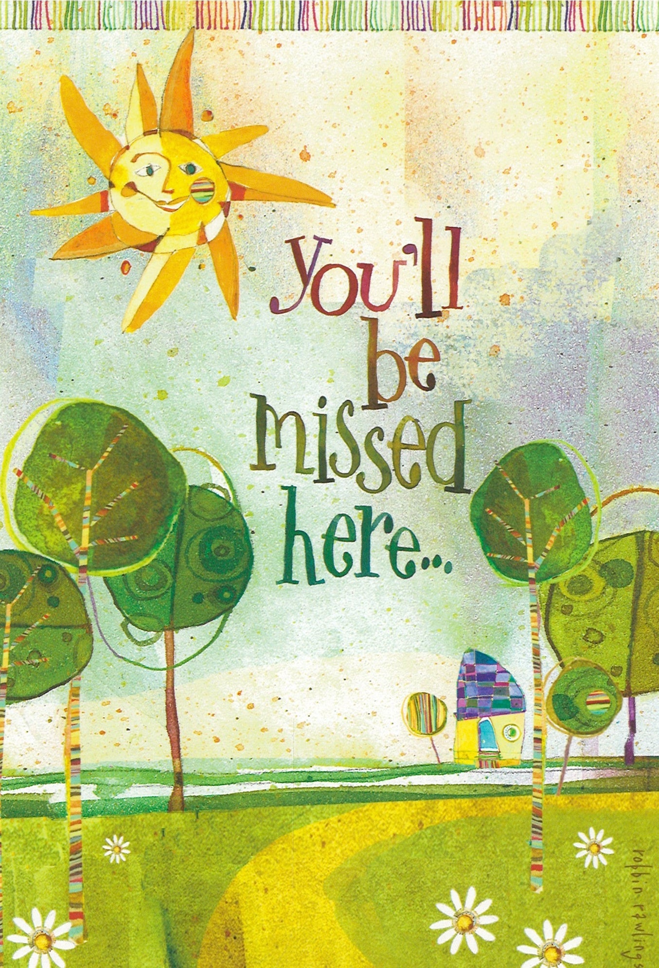 Spread Sunshine  - Goodbye  Card