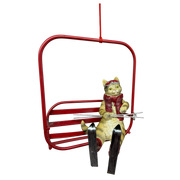 Cat Ski Lift Ornament