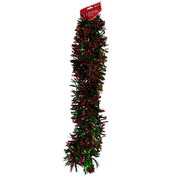Red and Green Holographic  Garland  Wavy Cut  3ply