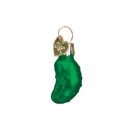 Miniature Gurken Pickle Glass Ornament