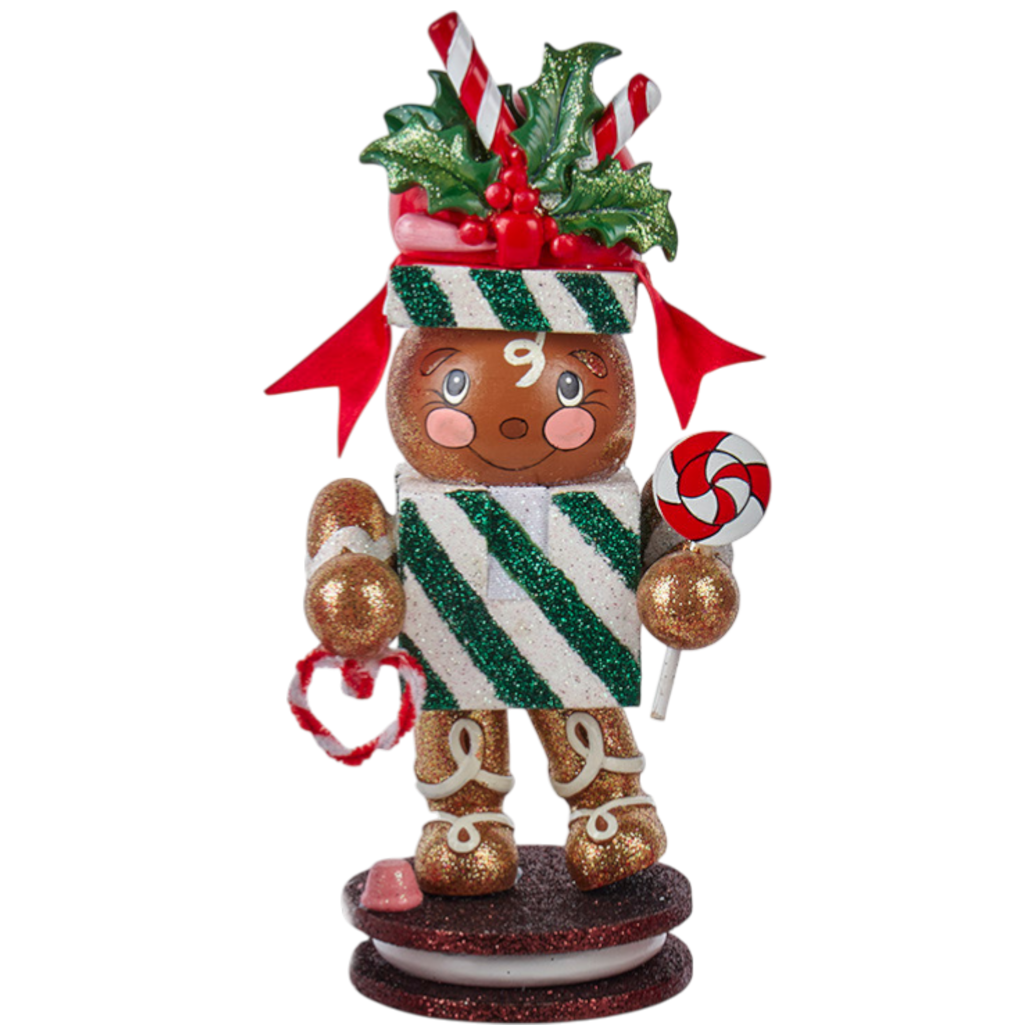 The Hollywood 8 Inch Gingerbread Nutcracker