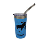 Vermont Moose Stainless Steel 2oz Shooter  - Blue
