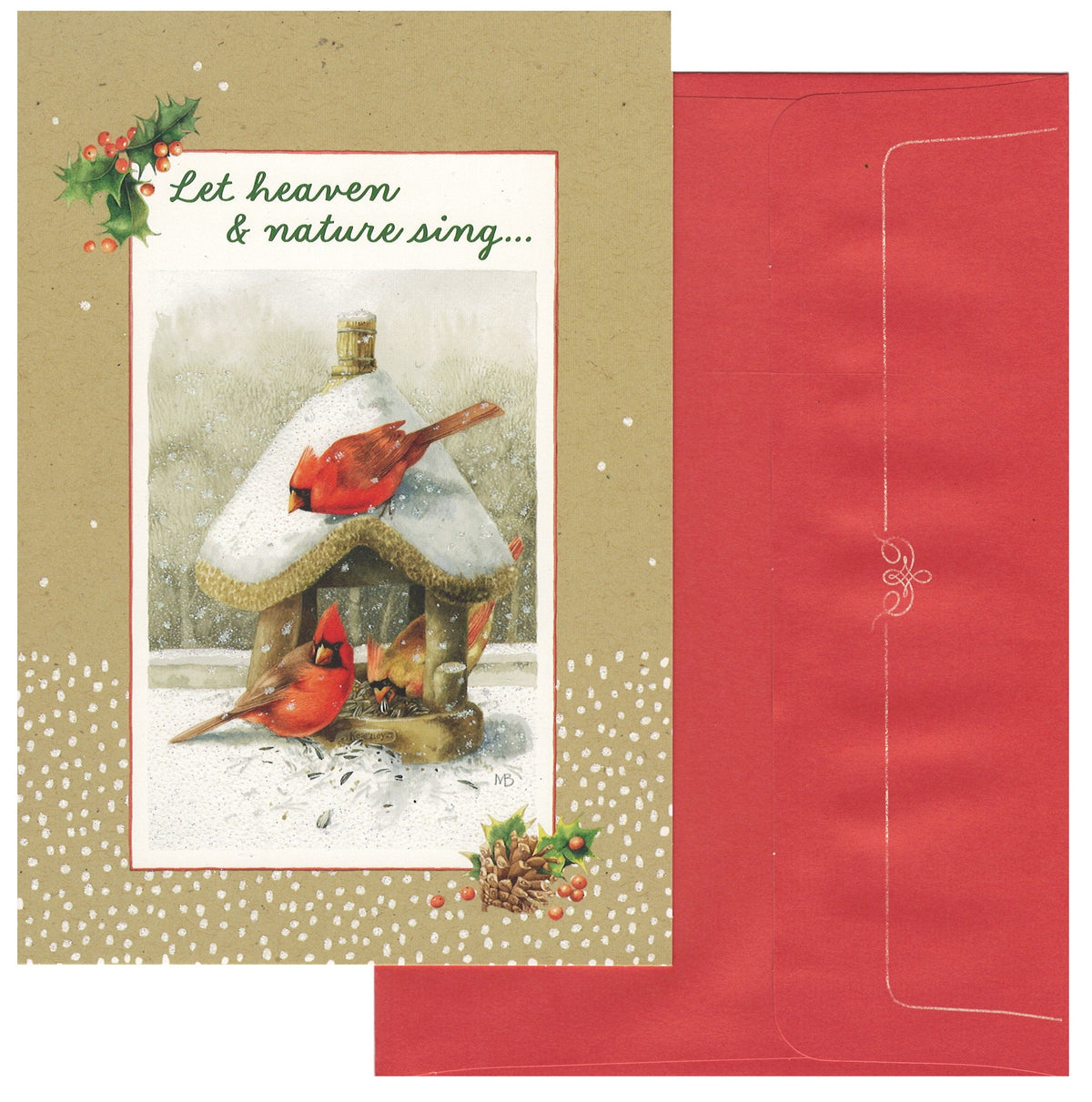 Cardinals' Song: Let Heaven and Nature Sing Christmas Cards