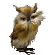 Handcrafted Owl Figurine - Ears Up