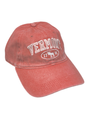 Dyed Cap Vermont 1791 Moose - Coral