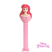 Pez 'Disney Princess' Dispenser with 3 Candy rolls - Ariel - Pink Dress