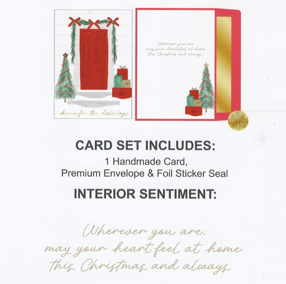 Premium Christmas Card - Home for the Holidays