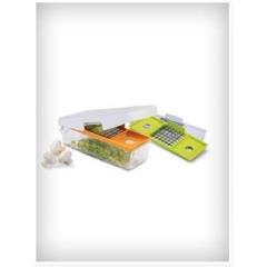 Kitchen Gadget - Food Chopper Dicer Cuber Lever-press Fruit & Vegetable by Homeportonline