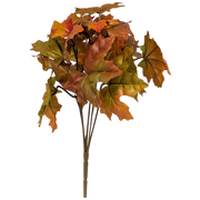 11-Inch Autumn Maple Leaf Bush