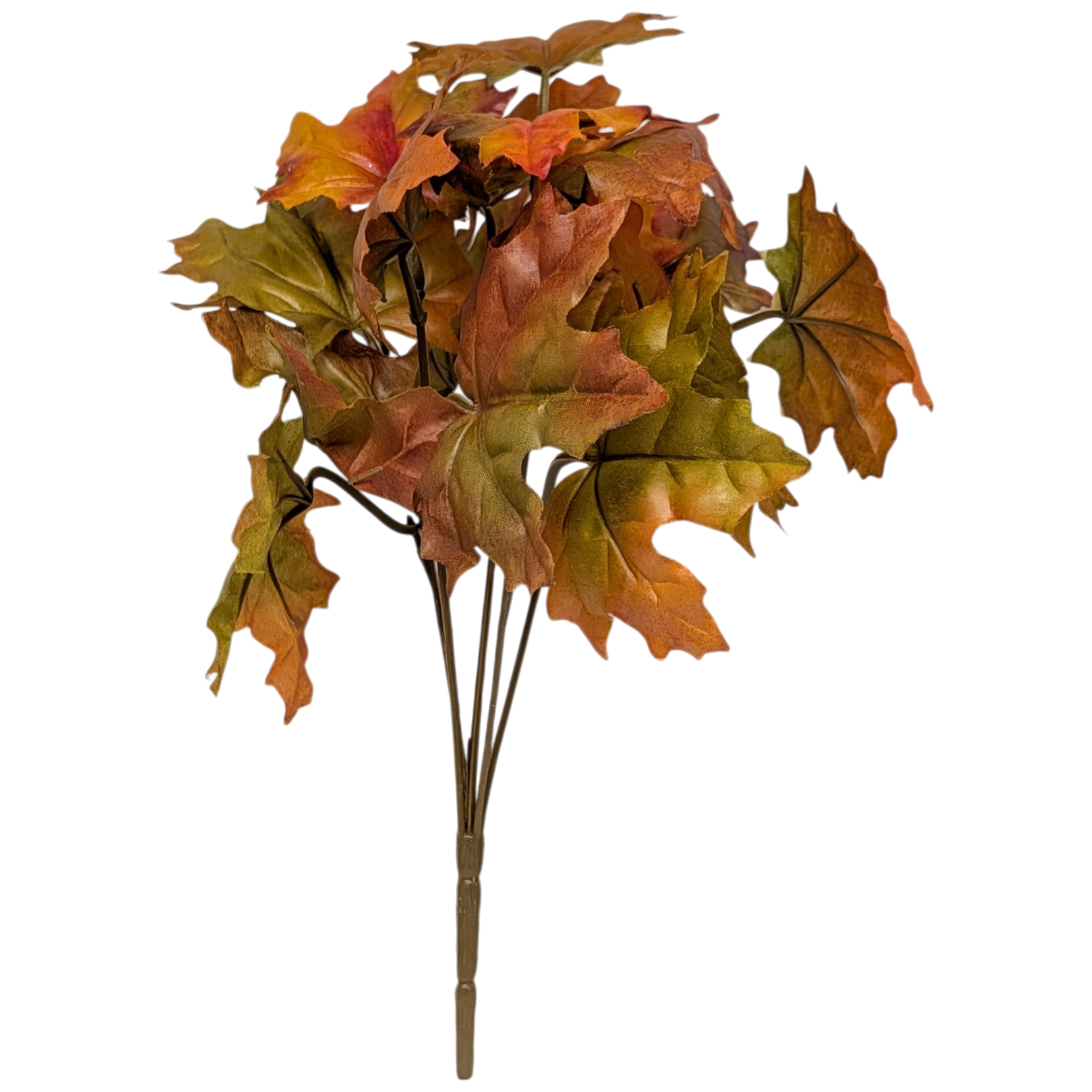 11-Inch Autumn Maple Leaf Bush