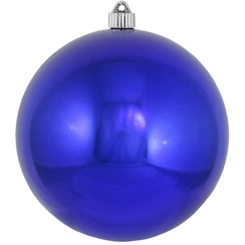 4.75" (120mm) Commercial Shatterproof Ball Ornament - Shiny Azure Blue