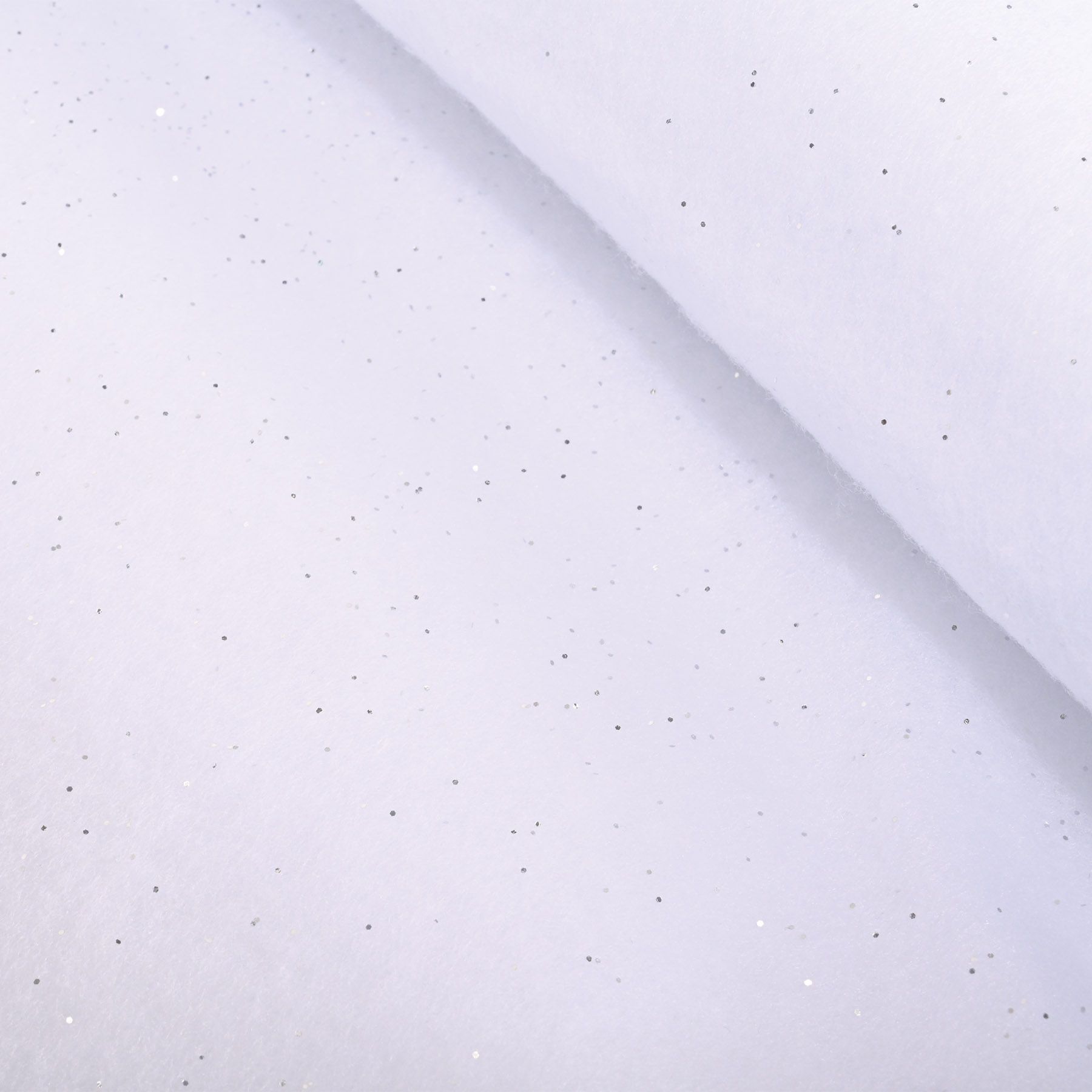 Snow Blanket With Glitter Accents - 8.5 square feet