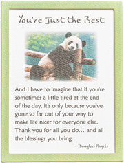 Easel-back Print with Magnet - You're Just the Best