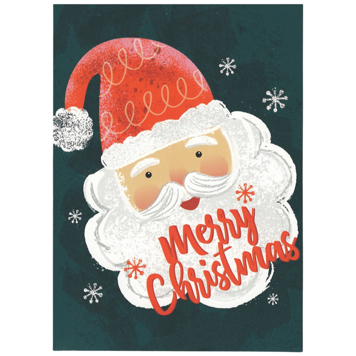 Candy Shoppe Christmas Card Set - Jolly Santa Face