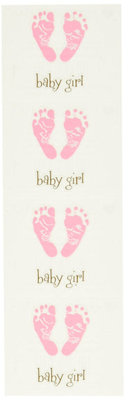 Mrs Grossman's Stickers - Pink Footprints