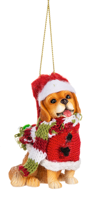 Santa Paws - Dog Ornament - Gold Retriever