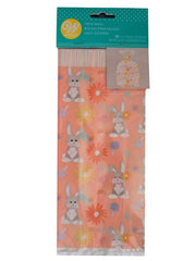 Bunny Flower Standard Treat Bag 20 Count
