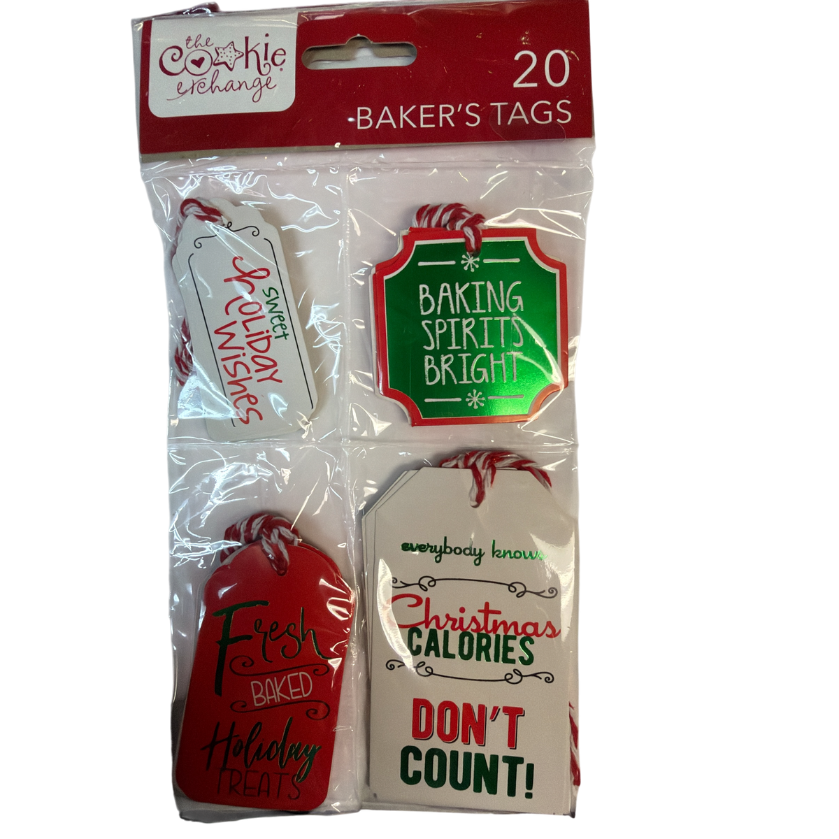 Bakers Gift Tags - Sweet Holiday Wishes