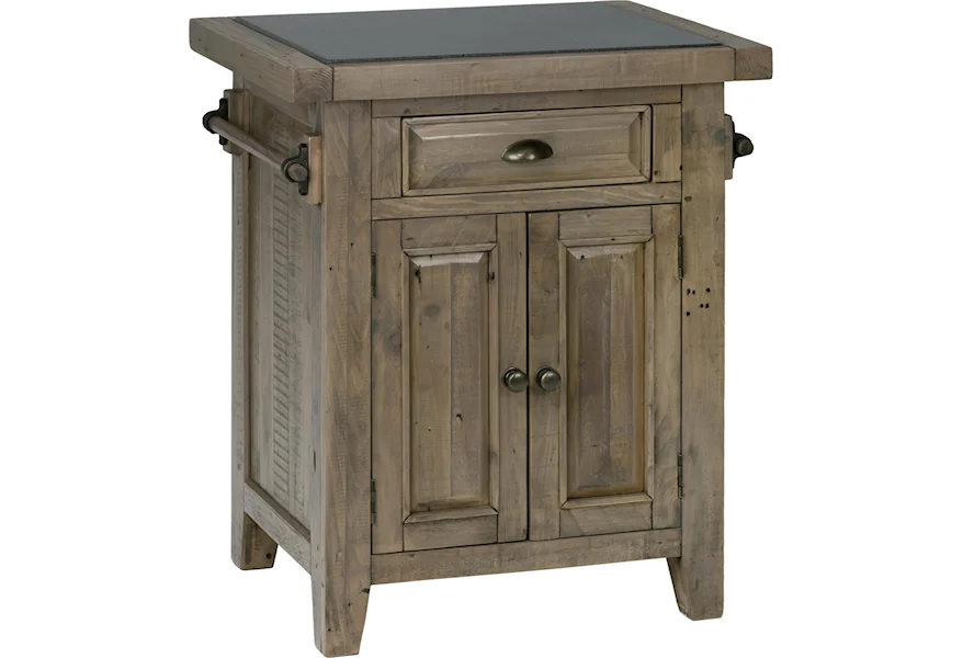 Slater Mill Reclaimed Pine Kitchen Island Granite Top by Homeportonline