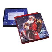 Gift Card Box - Square - Classic Santa
