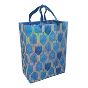 Hanukkah Medium Gift Bags - Holographic Dreidels