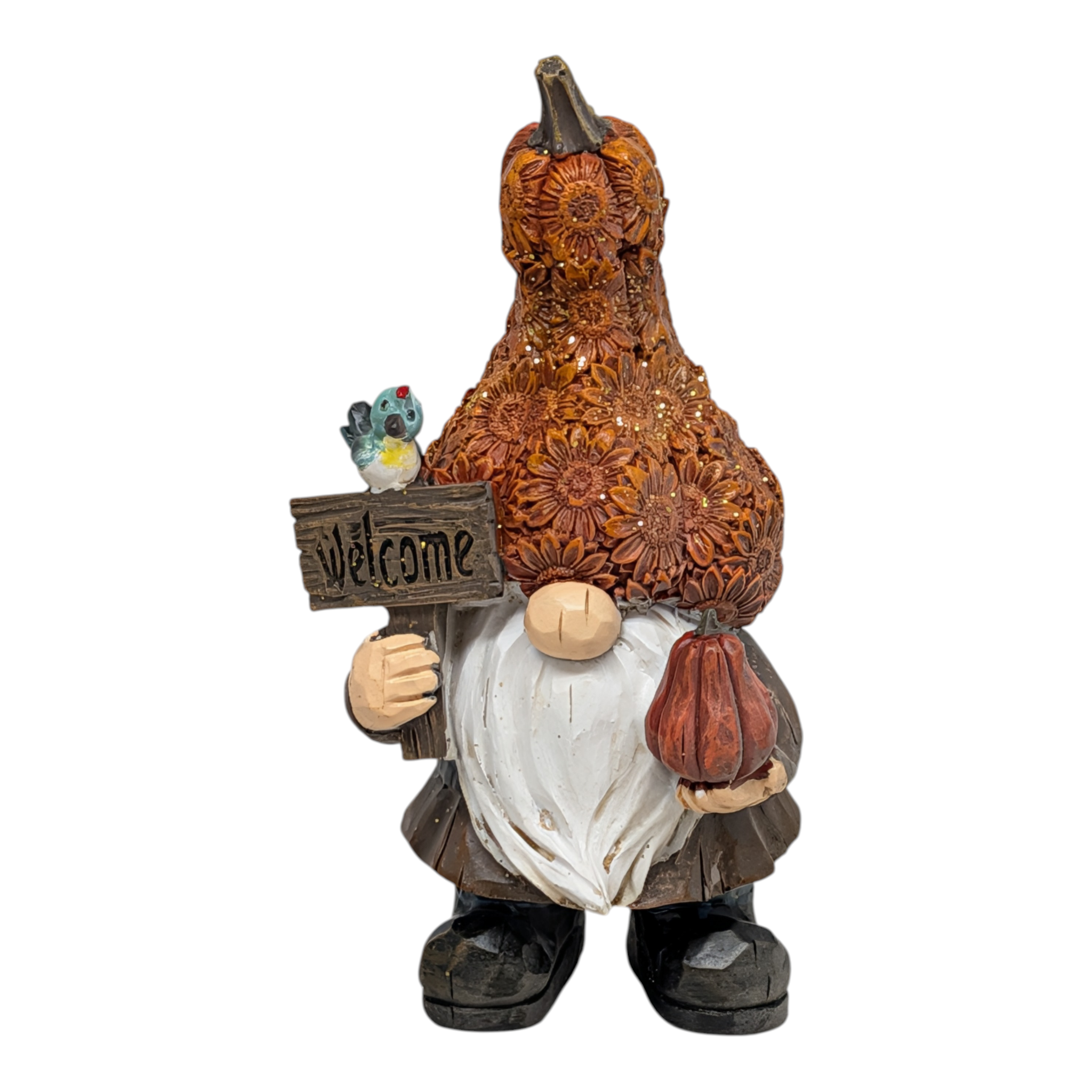 Harvest Sunflower Gnome Figurine -